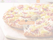 Tablet Screenshot of bellatandoori.com
